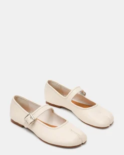 Calara White Leather