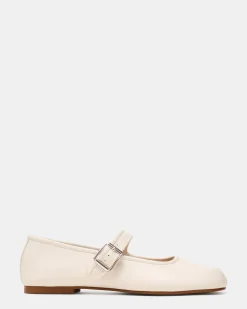 Calara White Leather