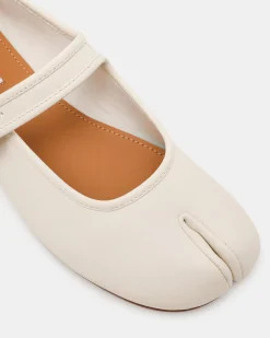 Calara White Leather