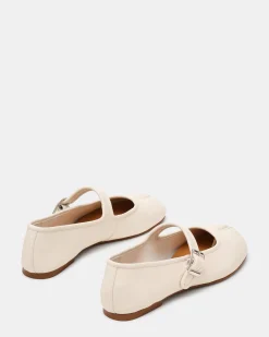 Calara White Leather