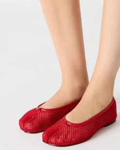 Calico Red Mesh