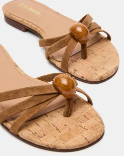 Calissi Stone Chestnut Suede