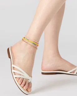 Calissi White Leather