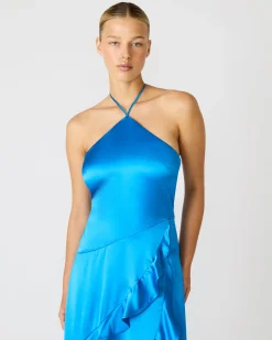 Caspia Dress Blue