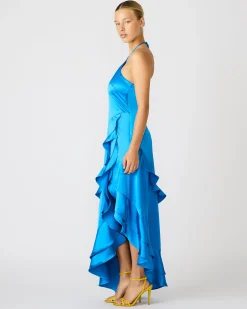 Caspia Dress Blue