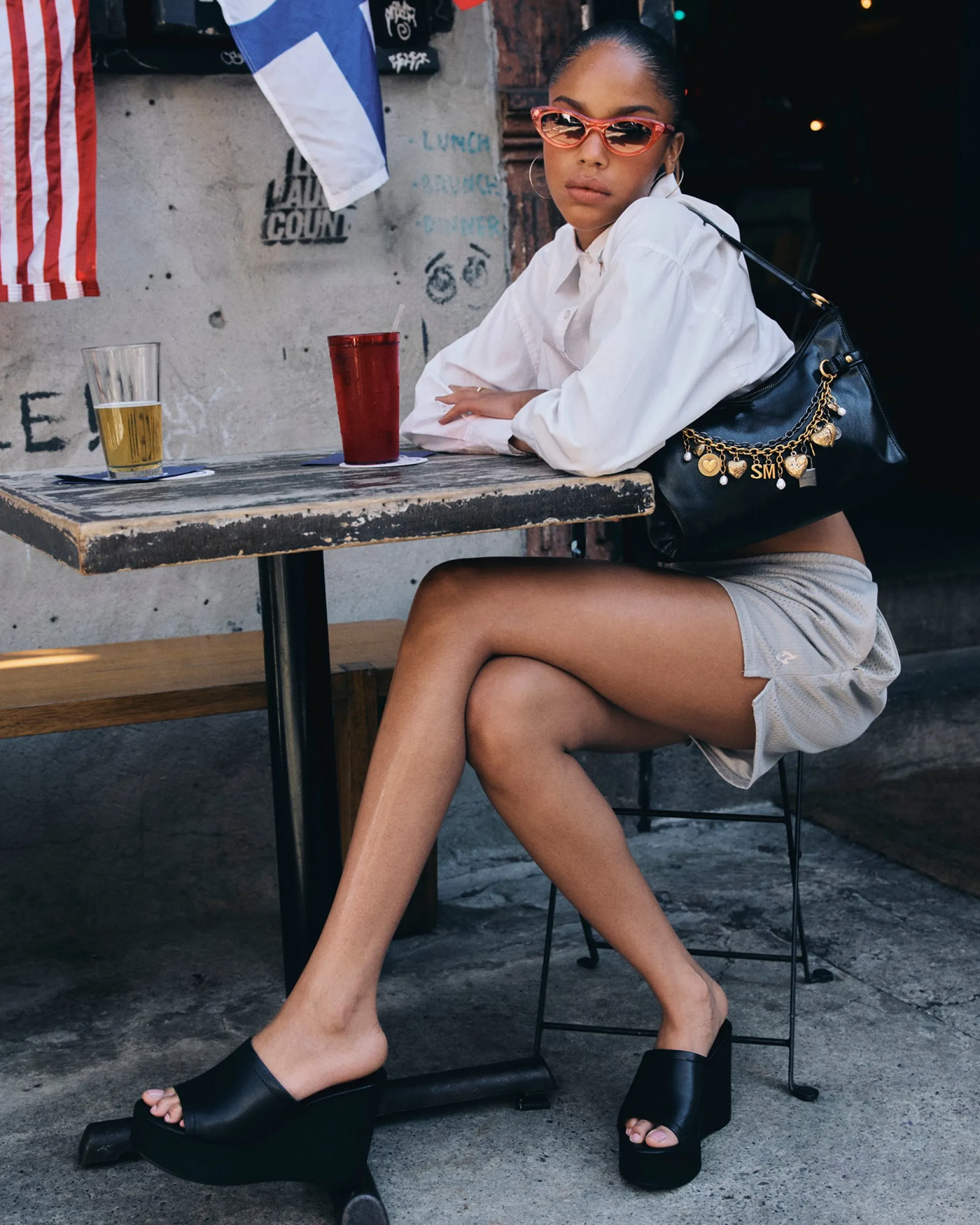 Cassi Black Leather