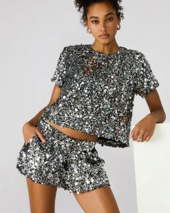 Celestine Short Silver