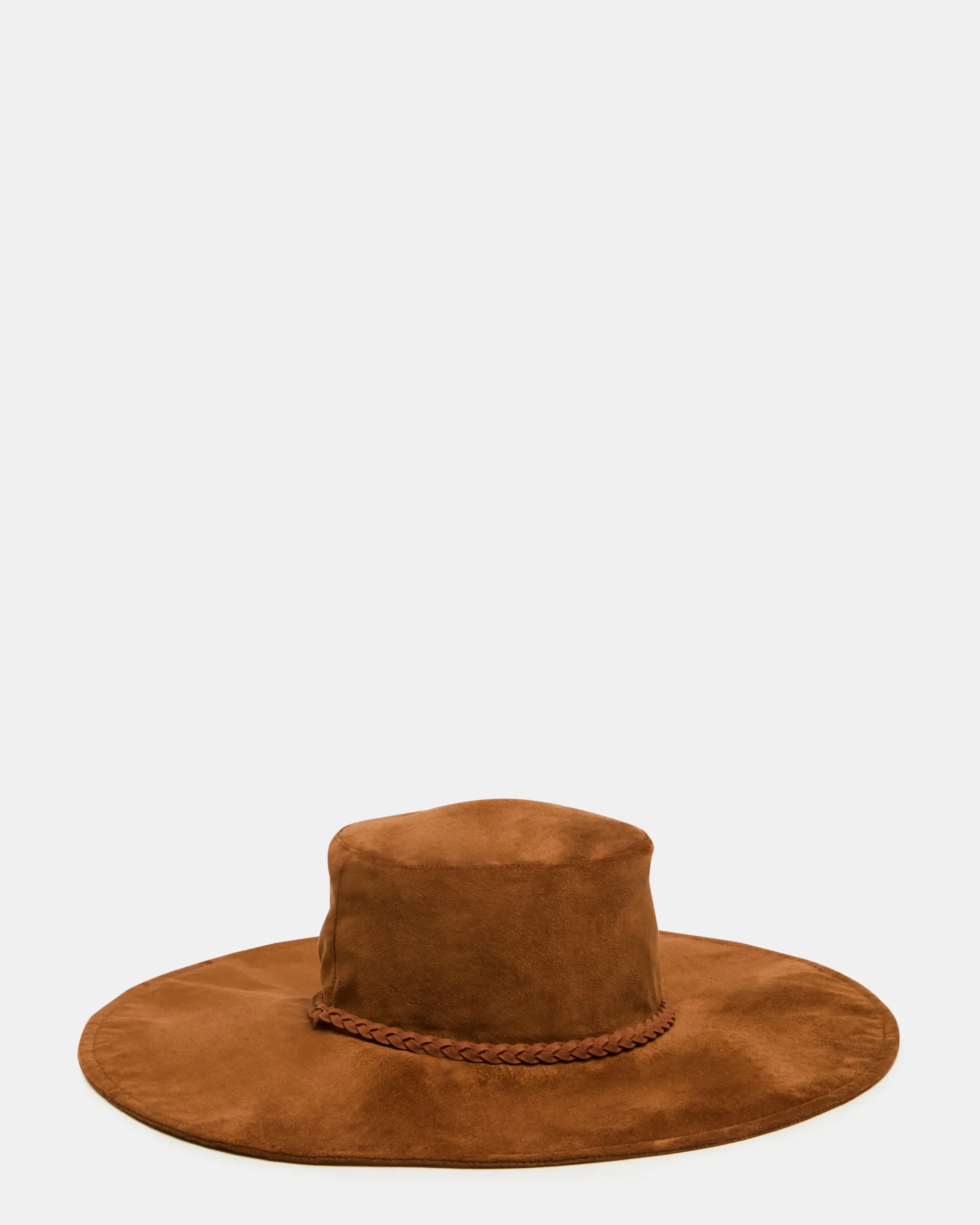 Chloe Faux Suede Floppy Fedora Tiramisu