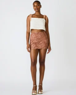 Cindi Skirt Mocha Heather