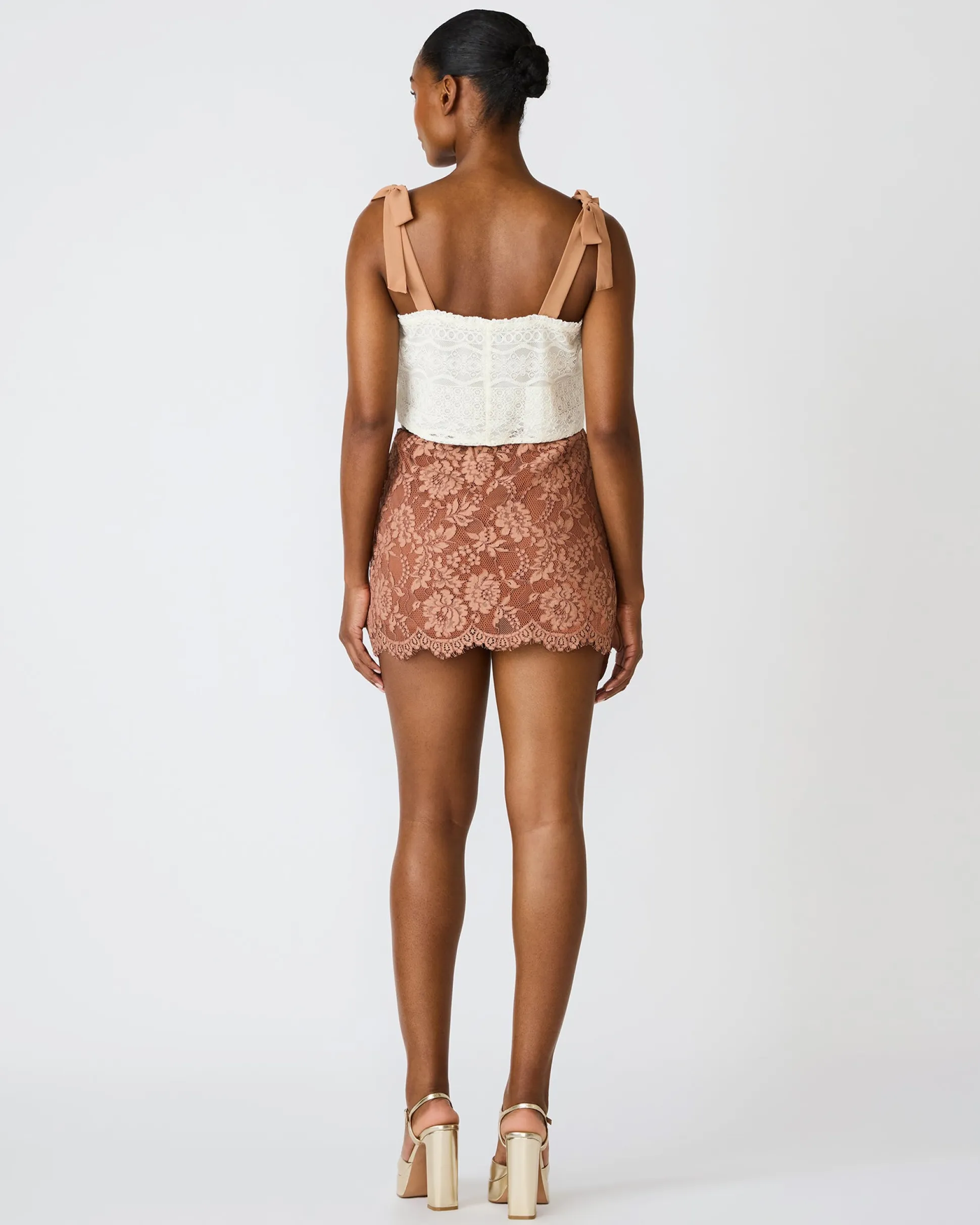 Cindi Skirt Mocha Heather