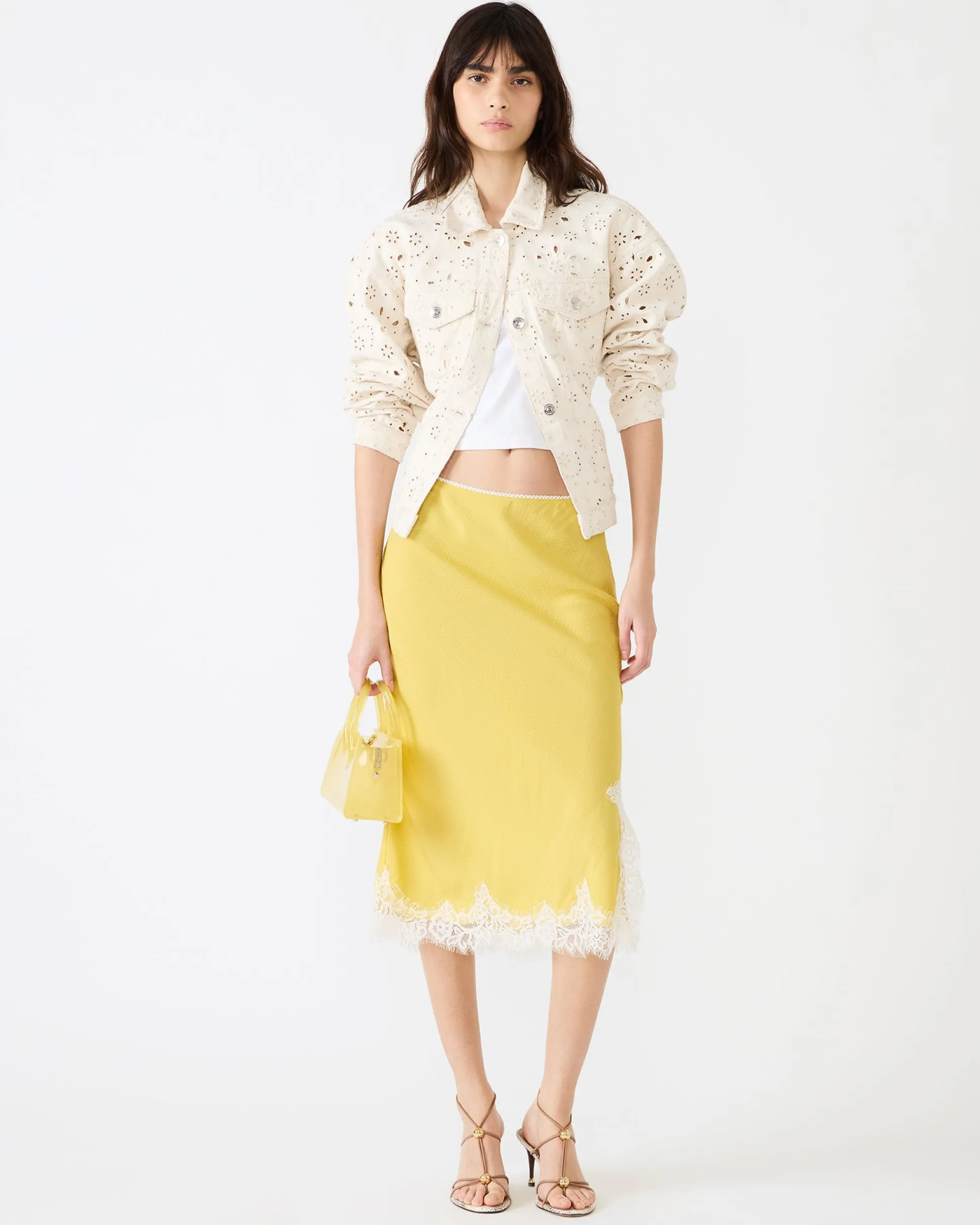 Cinthia Skirt Golden Lime