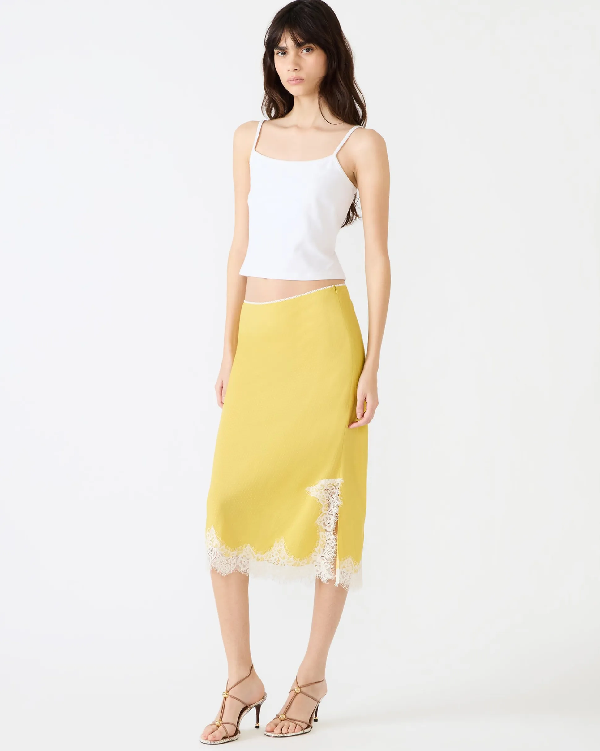 Cinthia Skirt Golden Lime
