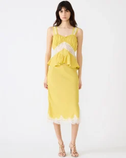 Cinthia Skirt Golden Lime