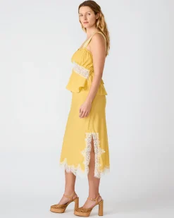 Cinthia Skirt Golden Lime