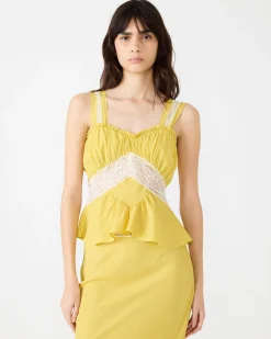 Cinthia Top Golden Lime