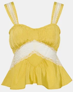 Cinthia Top Golden Lime