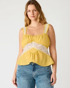 Cinthia Top Golden Lime