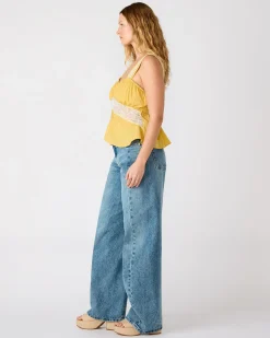Cinthia Top Golden Lime