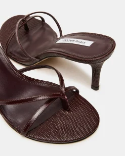Clari Dark Cherry Leather
