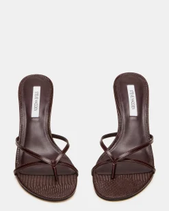 Clari Dark Cherry Leather