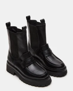 Conway Black Leather