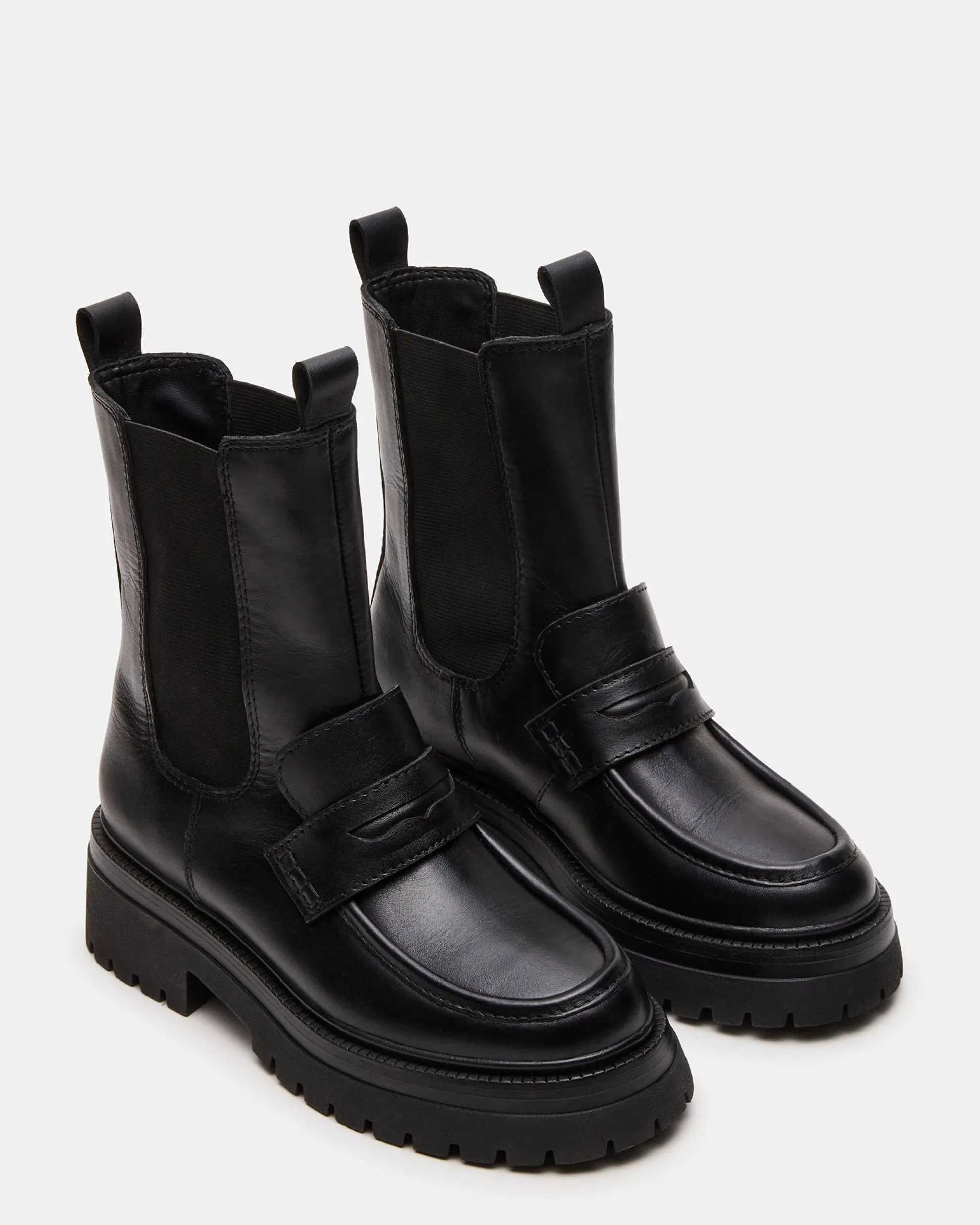 Conway Black Leather