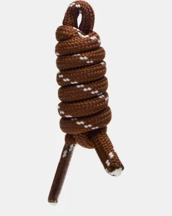 Cord Shoe Charm Brown
