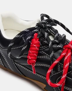 Cord Shoe Charm Red
