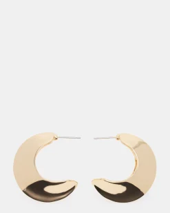 Crescent Earrings Gold