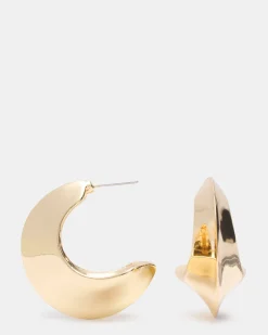 Crescent Earrings Gold