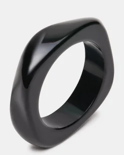Curved Retro Bracelet Black