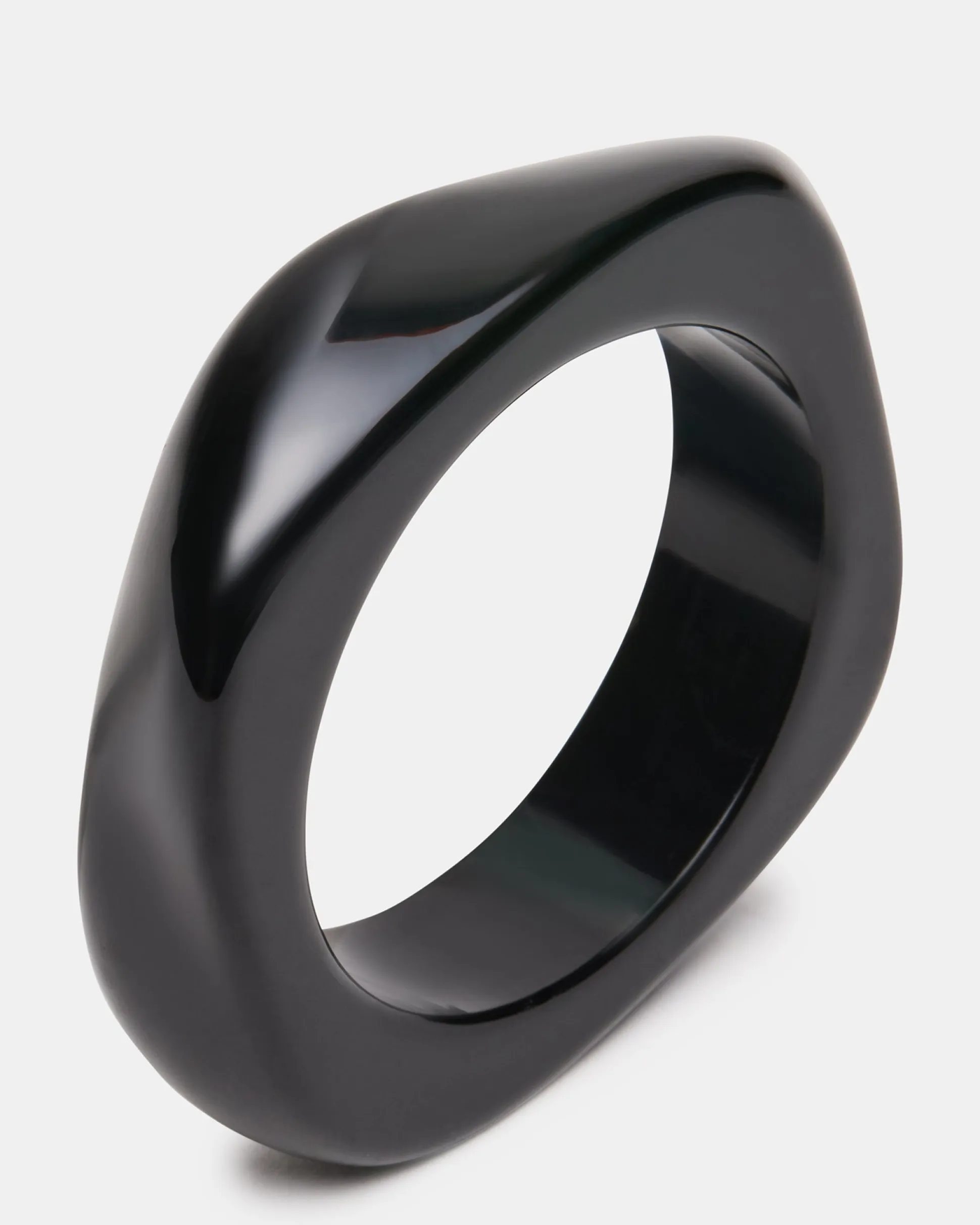 Curved Retro Bracelet Black
