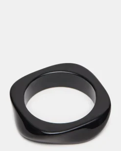 Curved Retro Bracelet Black