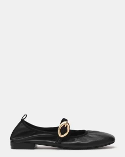 Daffia Black Leather