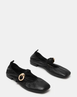 Daffia Black Leather