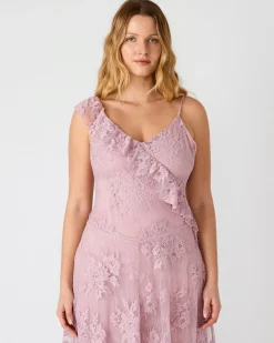 Dariella Dress Mauve Shadows