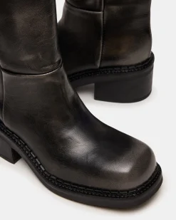 Davos Black Distressed