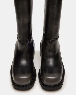 Davos Black Distressed
