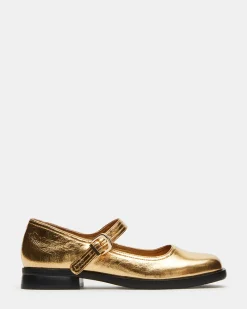 Delancy Gold Leather