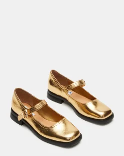 Delancy Gold Leather