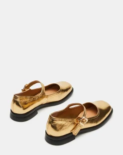 Delancy Gold Leather