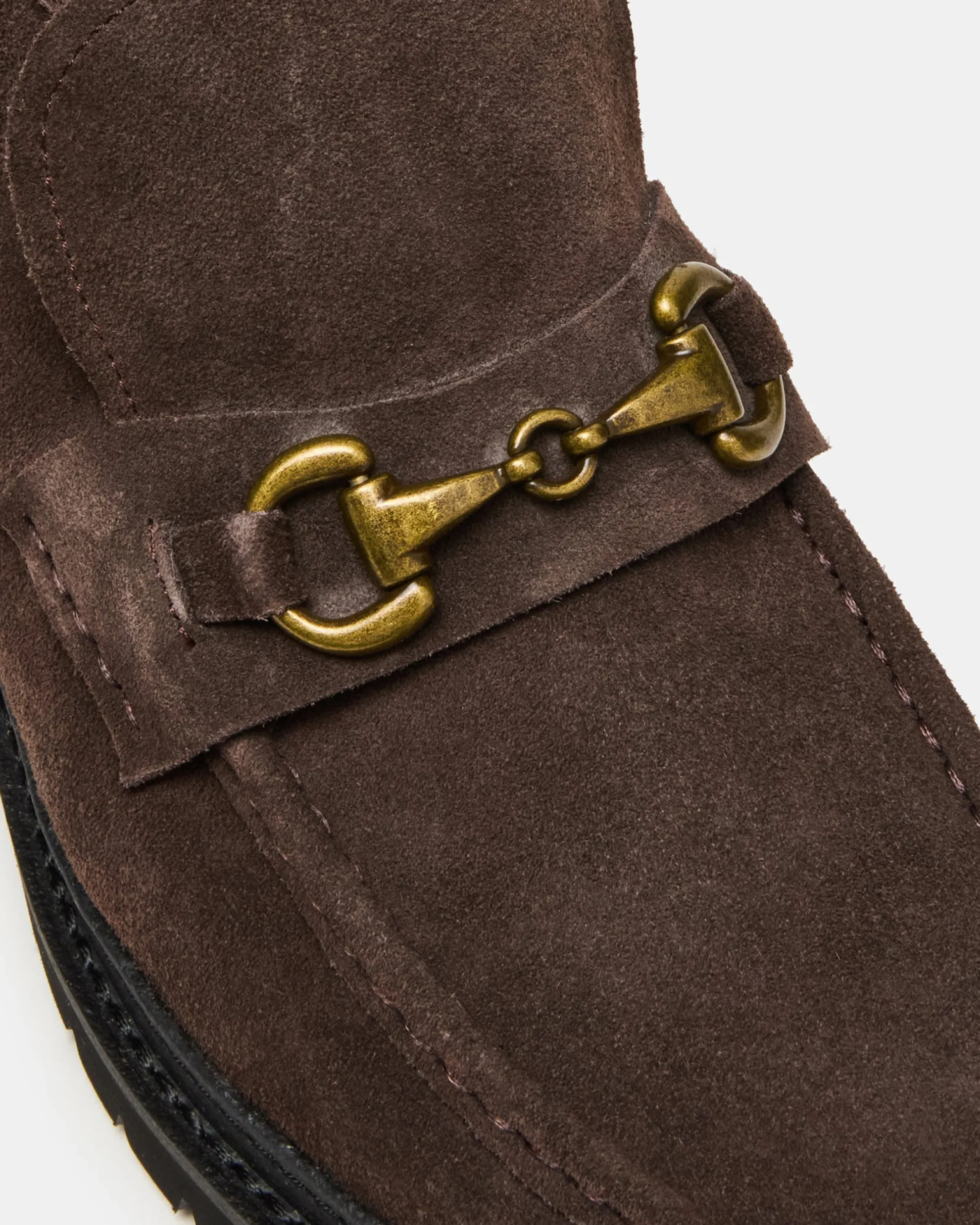 Deputy Chocolate Brown Suede