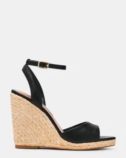 Devin Black Leather