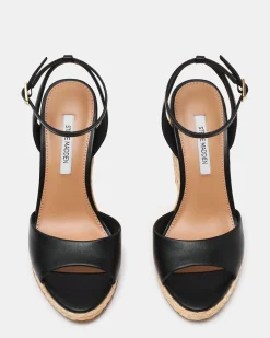 Devin Black Leather