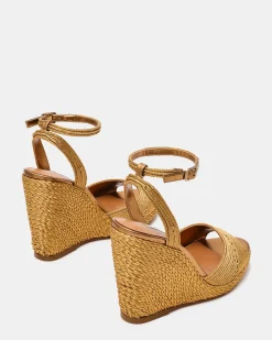 Devin Bronze Raffia