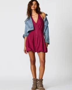 Dianna Dress Dark Red