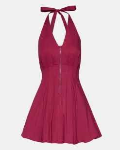 Dianna Dress Dark Red