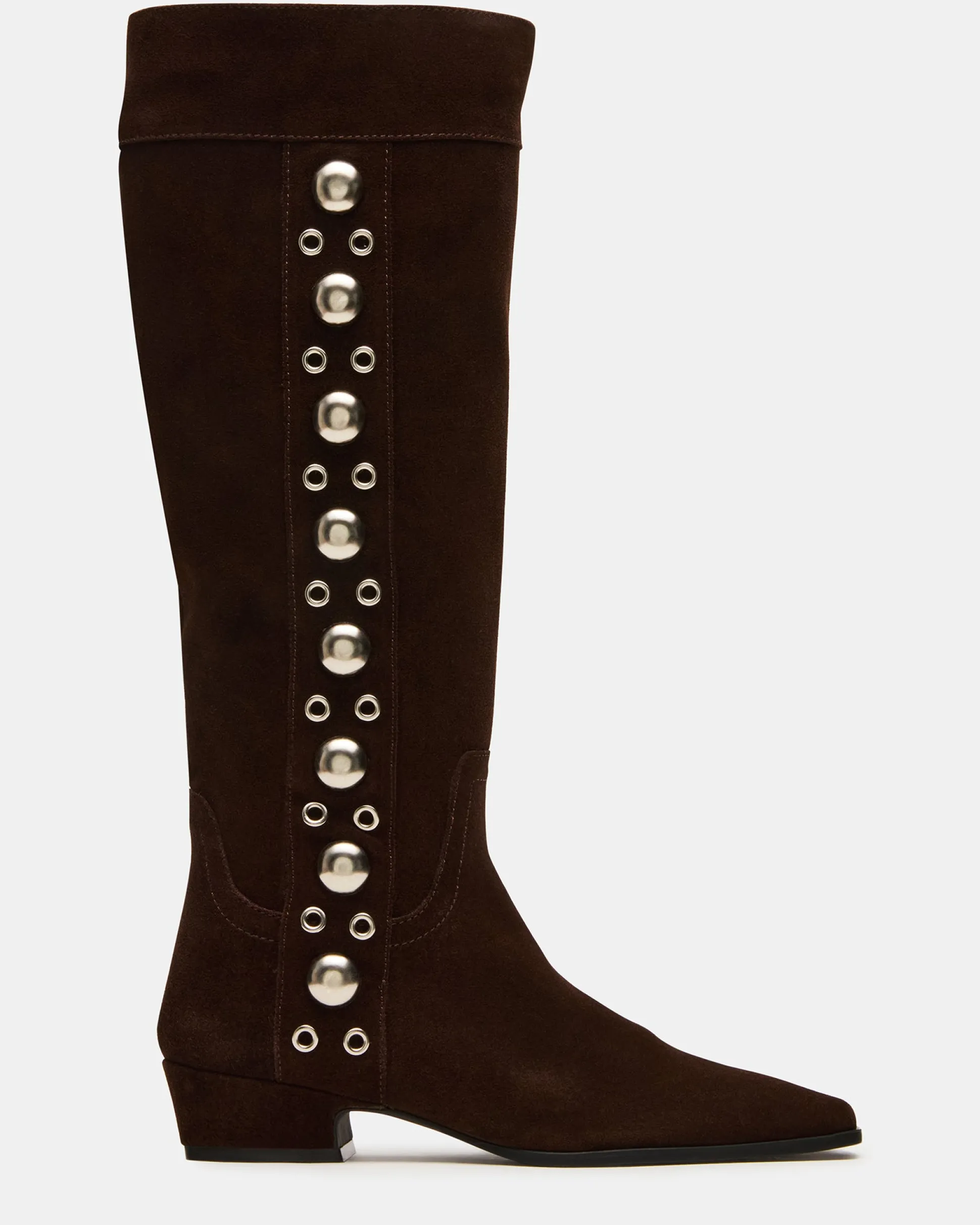 Dingo Brown Suede Studs