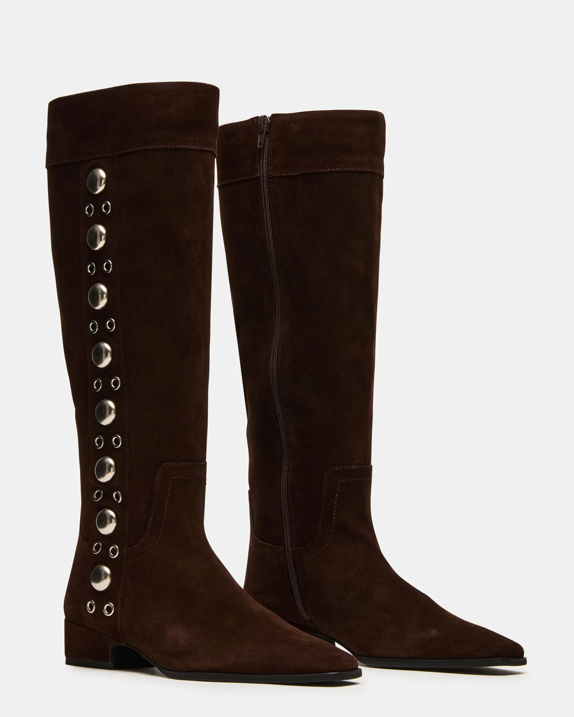 Dingo Brown Suede Studs