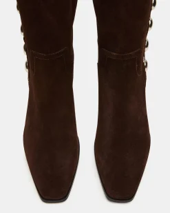 Dingo Brown Suede Studs